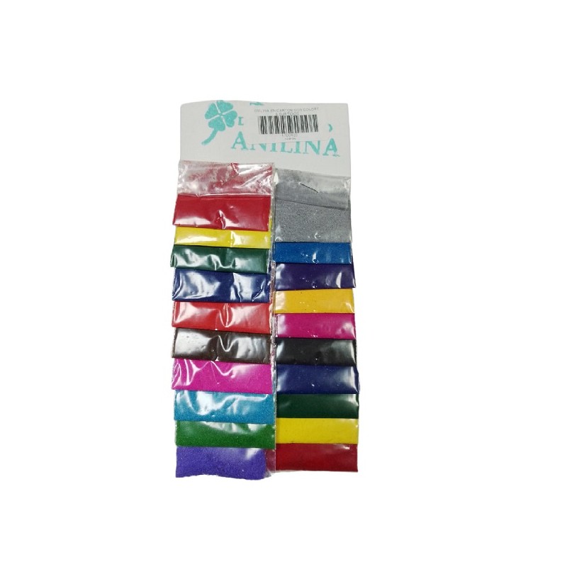 ANILINA EN CARTON C/20 COLORES SURTIDOS