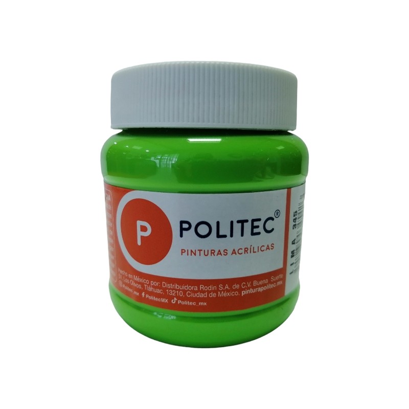 PINTURA ACRIL POLITEC ESC 250 ML LIMA 345 /12