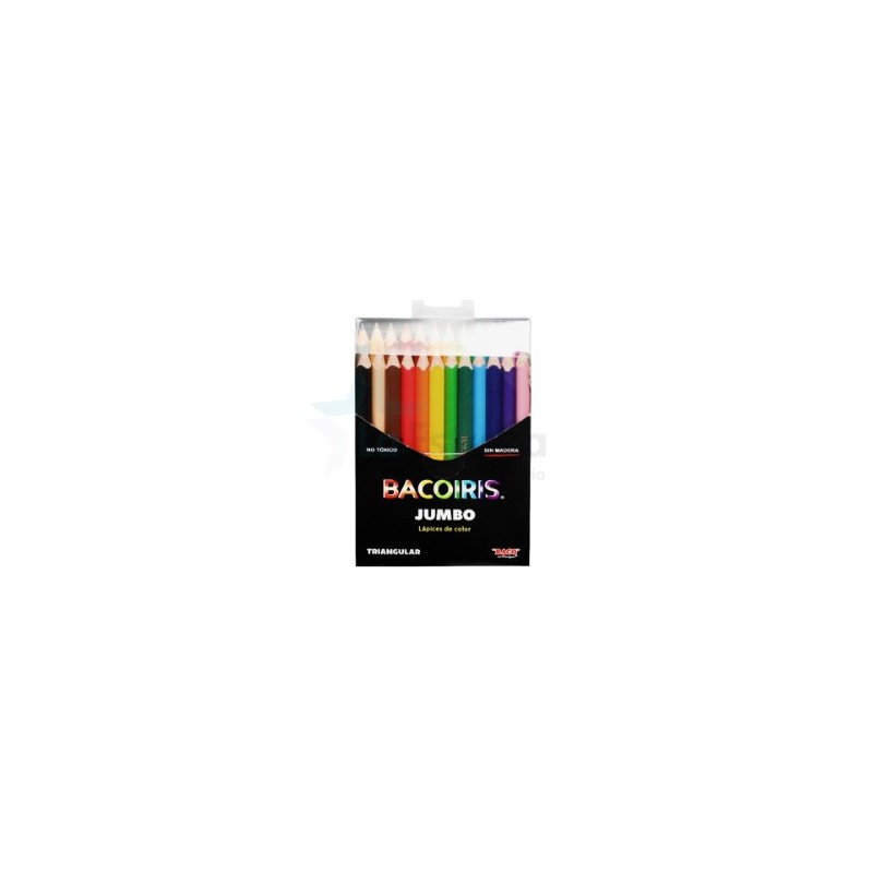 PINTURAS JUMBO BACOIRIS C/24 COLORES /30