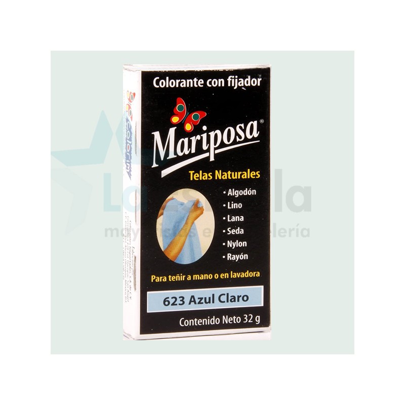 COLORANTE MARIPOSA EN PASTILLA AZUL CLARO 623 / 100