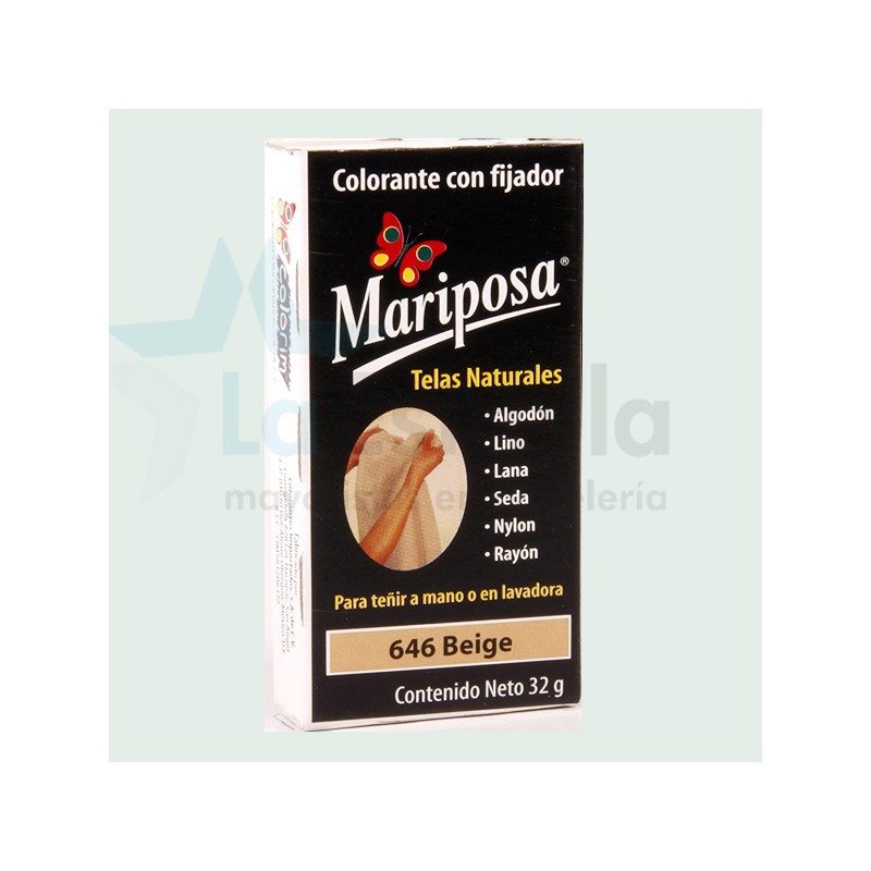 COLORANTE MARIPOSA EN PASTILLA BEIGE 646 / 100