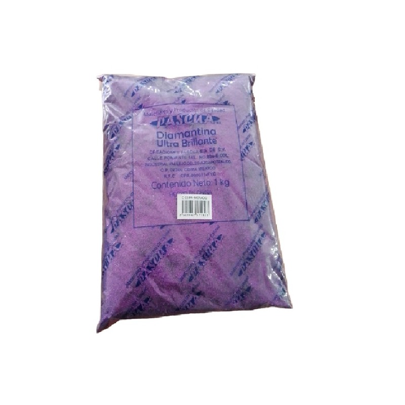 DIAMANTINA 1KG DELGADA MORADO C15 1/12