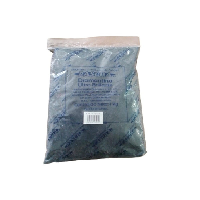 DIAMANTINA 1KG DELGADA NEGRO C15 1/12