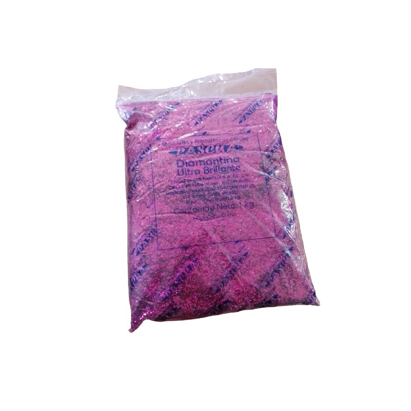 DIAMANTINA 1KG GRUESA FIUSHA/SOLFERINO C40 1/12
