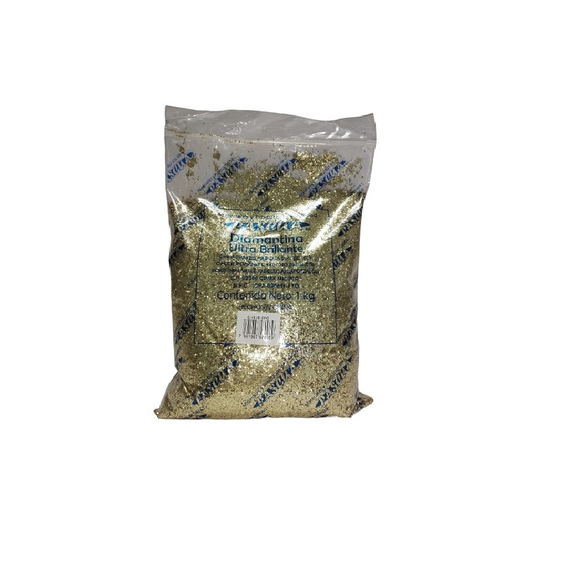 DIAMANTINA 1KG GRUESA ORO AMERICANO (CLARO) C40 1/12