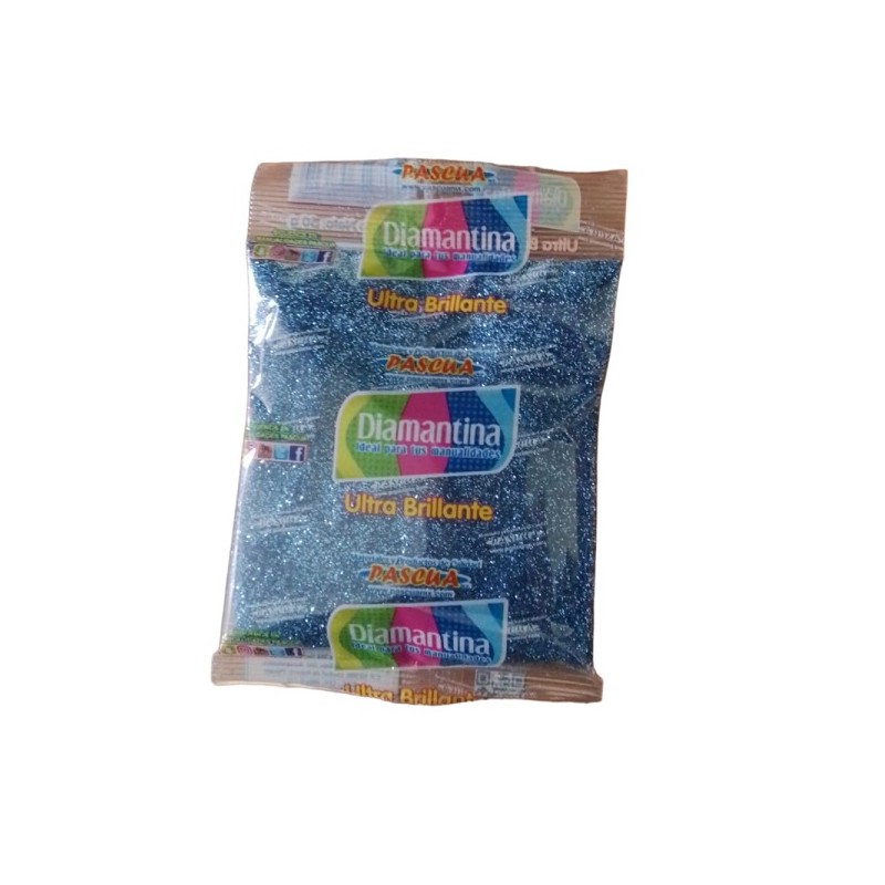 DIAMANTINA DELGADA DE 50 GRS AZUL CIELO C15 20 / 100