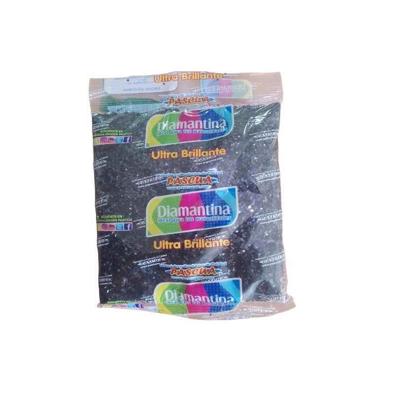 DIAMANTINA GRUESA DE 50 GRS NEGRO 20 / 100