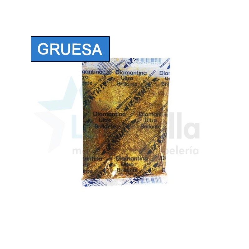DIAMANTINA GRUESA DE 50 GRS ORO C40 20 / 100