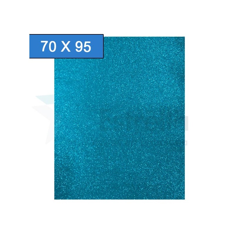 FOAMY EN PLIEGO PASCUA AZUL ELECTRICO 70 X 95 / 10
