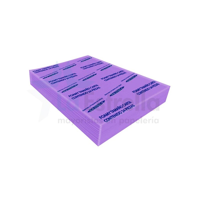 FOAMY LISO T/C LILA (PLUMBAGO - LI) 2mm DE ESPESOR/17