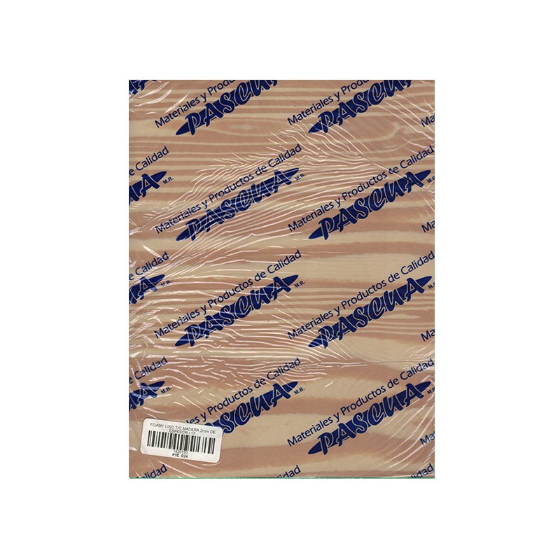 FOAMY LISO T/C MADERA 2mm DE ESPESOR / 17