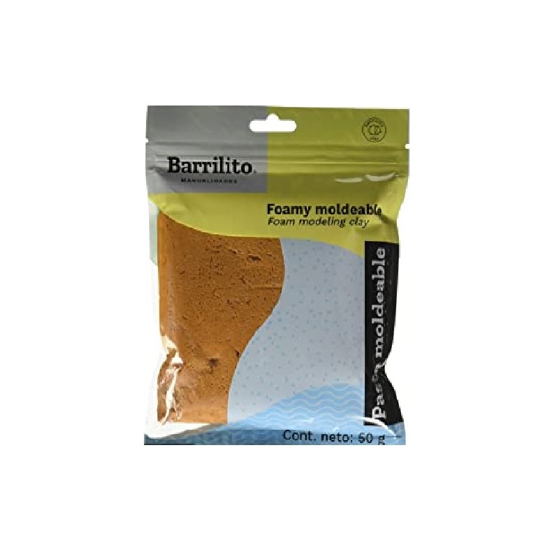 FOAMY MOLDEABLE BARRILITO 50G CAFE - CHOCOLATE 8640 6 /192