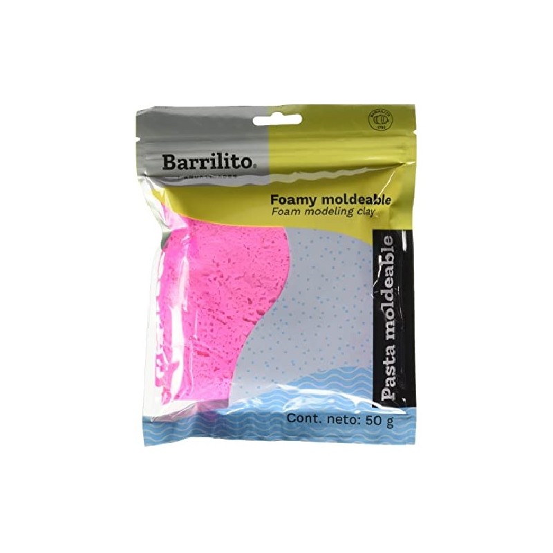 FOAMY MOLDEABLE BARRILITO 50G ROSA MEXICANO 8649 6/192