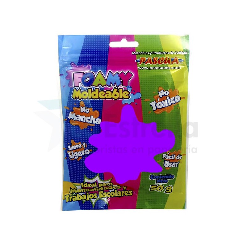 FOAMY MOLDEABLE PASCUA 50 GRS MORADO / 24