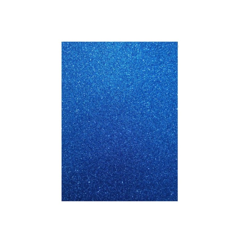 FOAMY T/C BARRILITO C/DIAMANTINA Y ADHESIVO AZUL REY 2mm ESPESOR FCG009A PQTE C/10 H. 12 /96