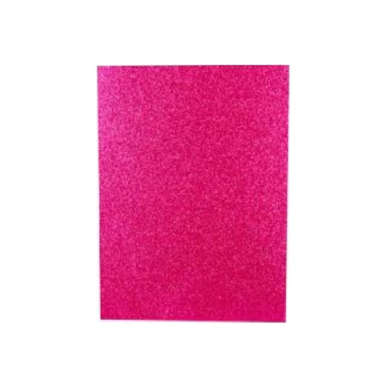 FOAMY T/C BARRILITO C/DIAMANTINA Y ADHESIVO ROSA 2mm ESPESOR FCG006A PQTE C/10 H. 12 /96