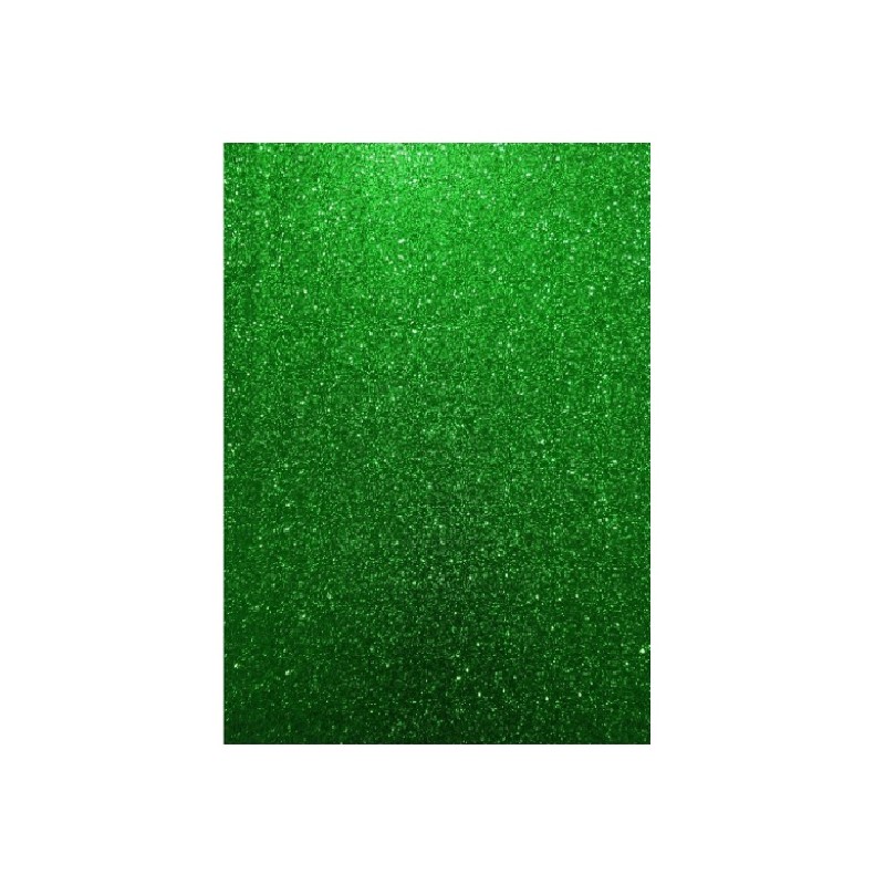 FOAMY T/C BARRILITO C/DIAMANTINA Y ADHESIVO VERDE 2mm ESPESOR FCG011A PQTE C/10 H. 12 /96