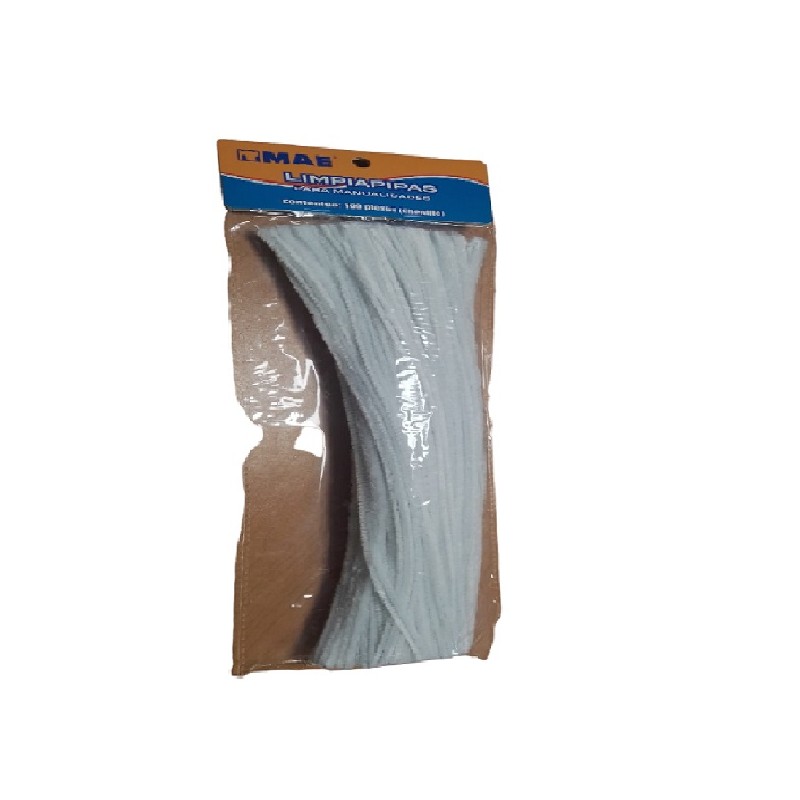 LIMPIA PIPAS BLANCO 100-BL (1/100)