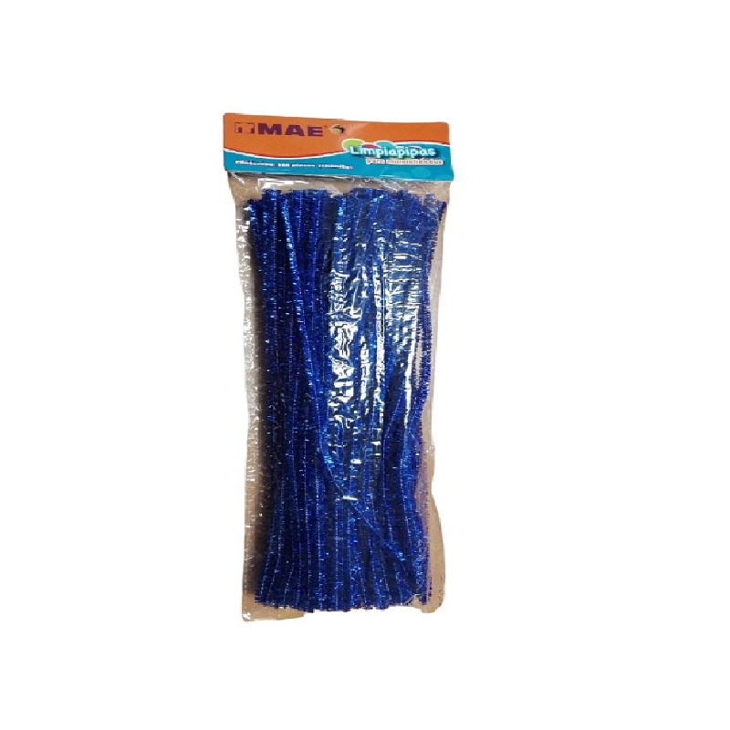 LIMPIA PIPAS METALICO AZUL REY L100M-AZ /100