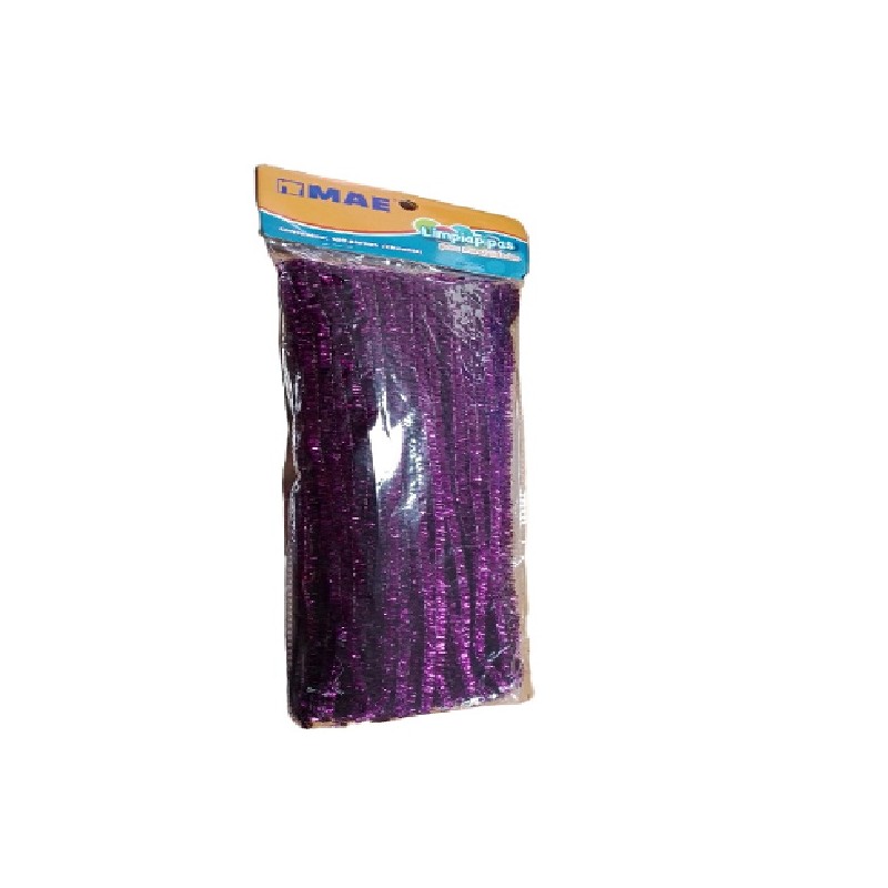 LIMPIA PIPAS METALICO MORADO L100M-MO /100