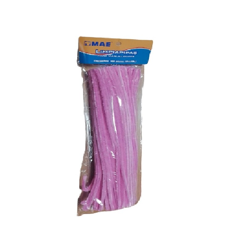 LIMPIA PIPAS ROSA PASTEL L100-RS (1/100)