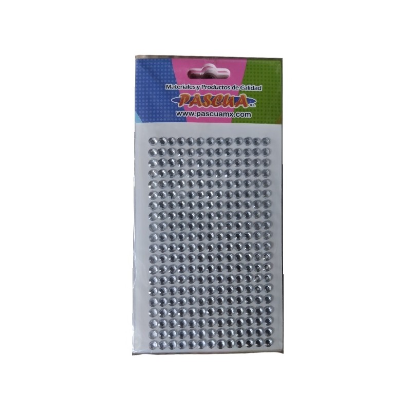 PIEDRAS PASCUA REDONDAS COL PLATA PIED-REDO06PL  / 12