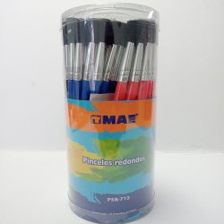 PINCEL ESCOLAR MAE NUM. 7 AL 12 C/72 PIEZAS MOD. PSB712
