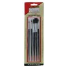 PINCELES ISEMARF ROJO C/PELO DE CAMELLO SURTIDO C/5 PINCELES /144