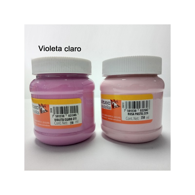 PINTURA ACRIL POLITEC ESC 20 ML VIOLETA CLARO RODIN 311 /12