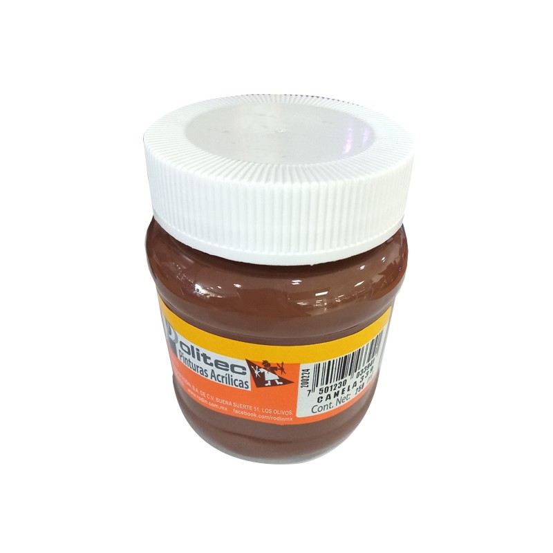 PINTURA ACRIL POLITEC ESC 250 ML CANELA RODIN 339 /12