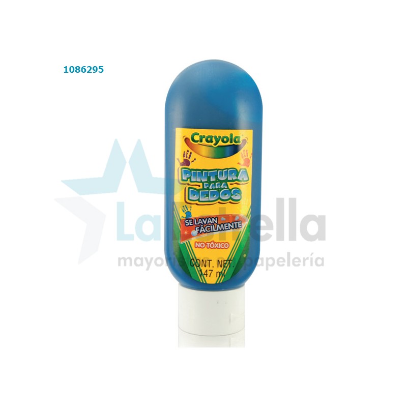 PINTURA DIGITAL CRAYOLA LAVABLE AZUL 147 ML /12