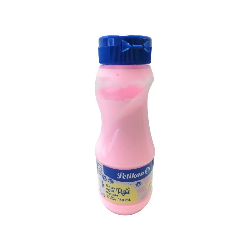 PINTURA DIGITAL PELIKAN FRASCO DE 150 ML. ROSA PASTEL /12