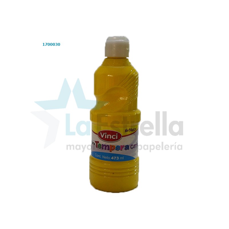 PINTURA P/CARTEL VINCI TEMPERA AMARILLO 473 ML /12
