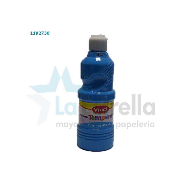 PINTURA P/CARTEL VINCI TEMPERA AZUL PASTEL 473 ML /12