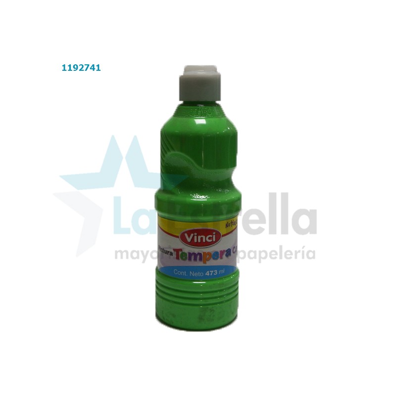 PINTURA P/CARTEL VINCI TEMPERA FLUO VERDE 473 ML /12