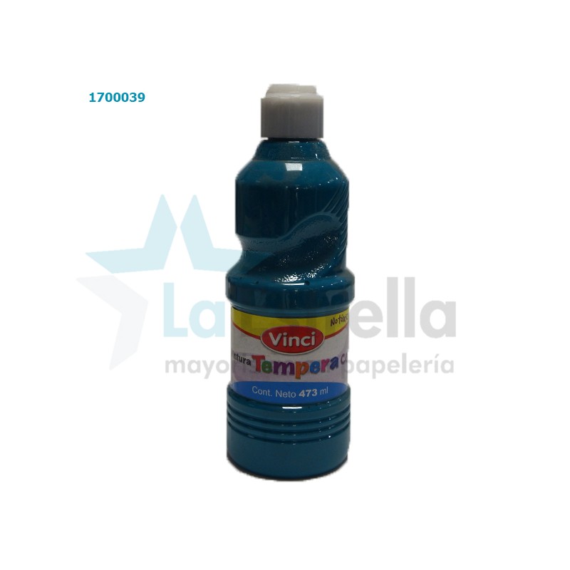 PINTURA P/CARTEL VINCI TEMPERA TURQUESA 473 ML /12
