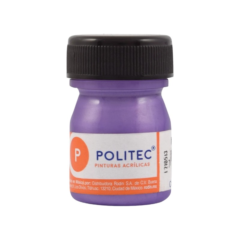 PINTURA POLITEC LINEA 500 METALICOS MORADO C/20 ML 534