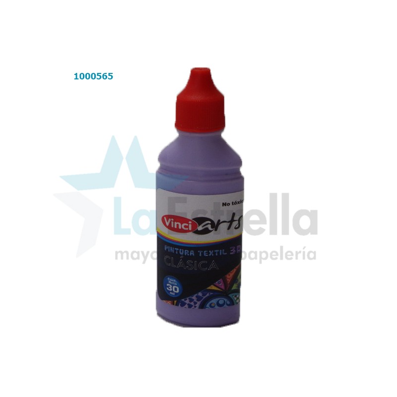 PINTURA TEXTIL VINCI LILA 30 ML /48