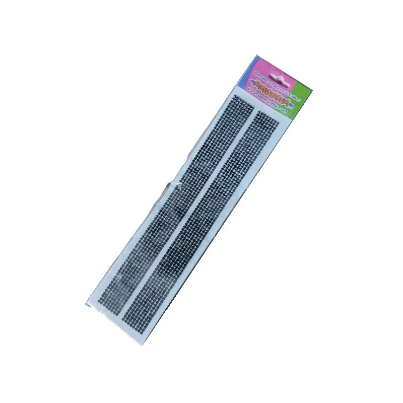 TIRAS DE DIAMANTE PASCUA 3 MM 2 LIN ACRI. NEGRO PIED-2GPA-03AA / 12