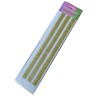 TIRAS DE DIAMANTE PASCUA CUADRO 4 MM 3 LIN. ACRI. DORADO PIED-3GPA 4x4-JA / 12