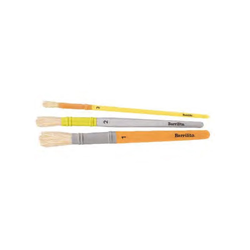 BROCHA BARRILITO KIT C/3 PZAS MOD. PEBK1 /12/36