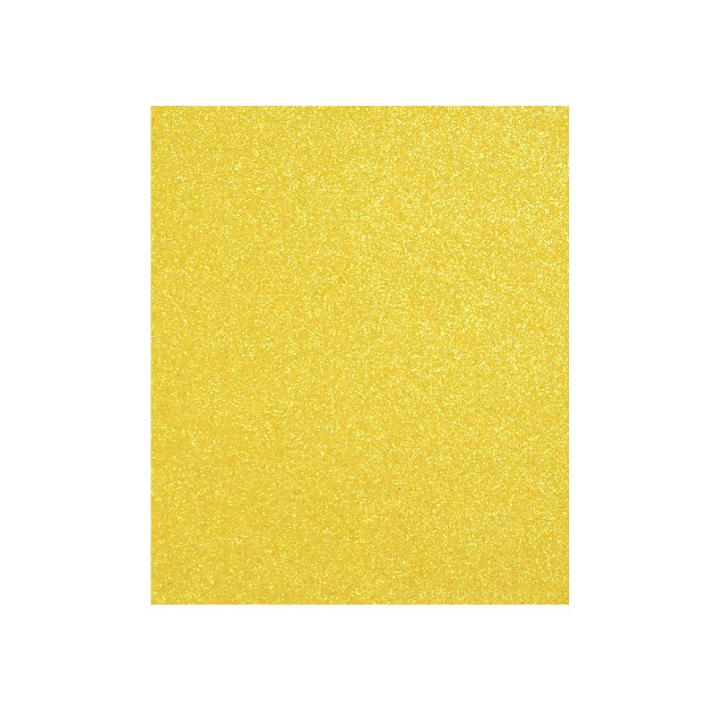 FOAMY EN PLIEGO DIAMANTADO PASCUA IRIS AMARILLO CANARIO 55 x 43 /10