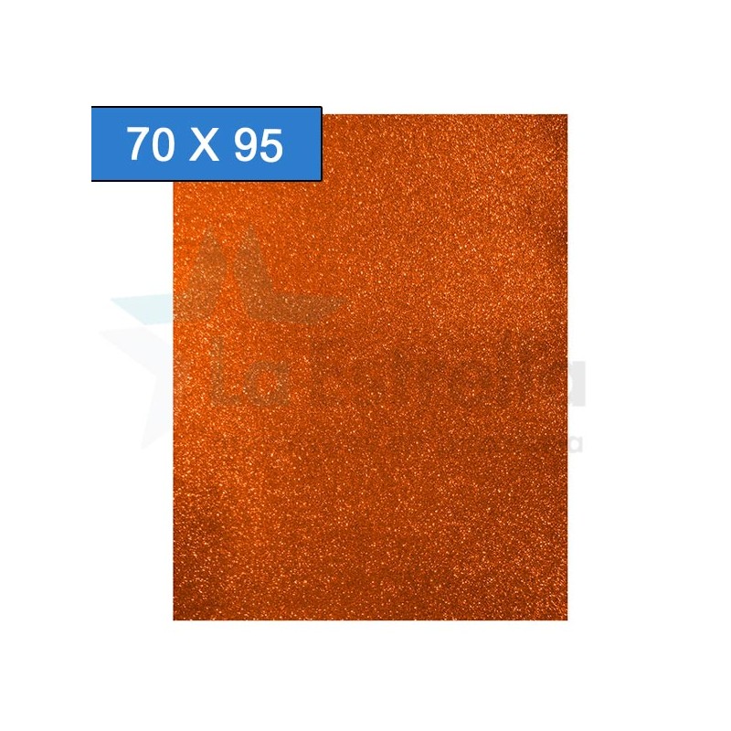 FOAMY EN PLIEGO PASCUA NARANJA 70 X 95 CM /10