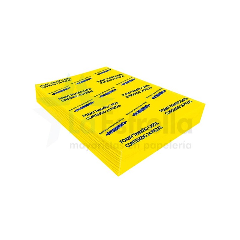 FOAMY LISO T/C AMARILLO CANARIO AMC 2mm DE ESPESOR/17