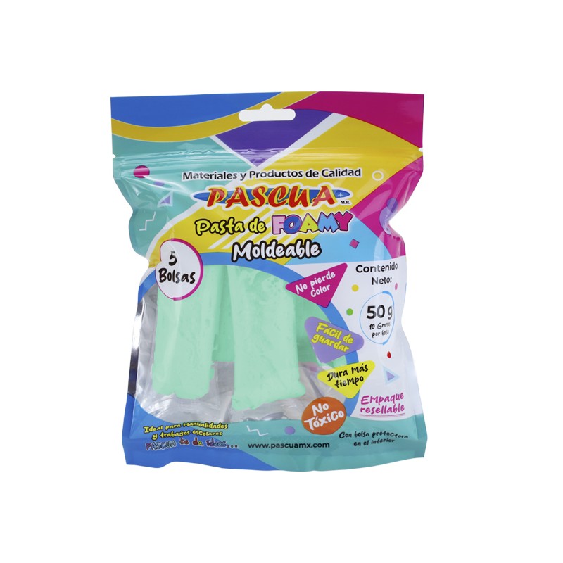 FOAMY MOLDEABLE PASCUA 50 GRS MENTA /24
