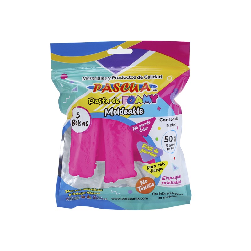 FOAMY MOLDEABLE PASCUA 50 GRS ROSA MEXICANO /24