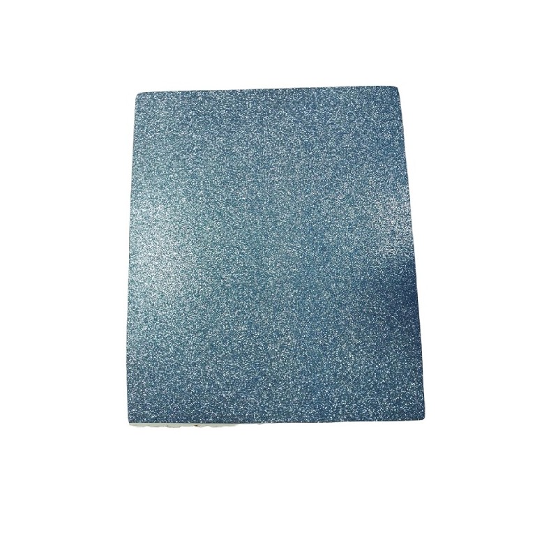 FOAMY T/C PASCUA C/DIAMANTINA AZUL CIELO (PASTEL) 2mm DE ESPESOR MOD.FCG010 / 20