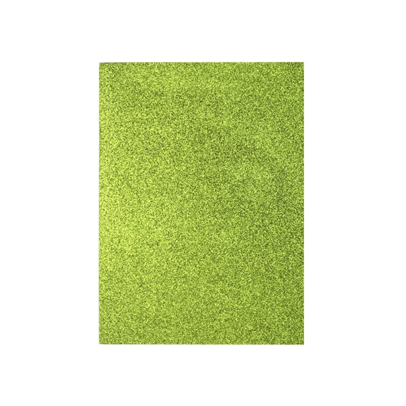 FOAMY T/C PASCUA C/DIAMANTINA IRIS VERDE LIMON 2MM DE ESPESOR /20