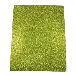 FOAMY T/C PASCUA C/DIAMANTINA VERDE CLARO (LIMON) 2mm DE ESPESOR FCG012 / 20