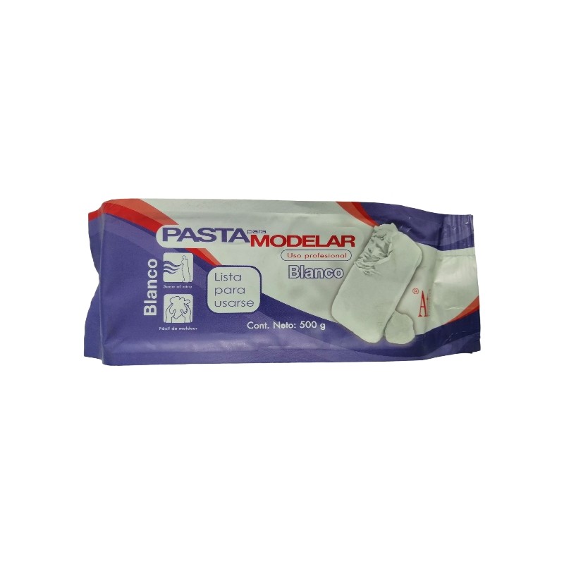 PASTA PARA MODELAR ATL BLANCA 1/2 KILO /12